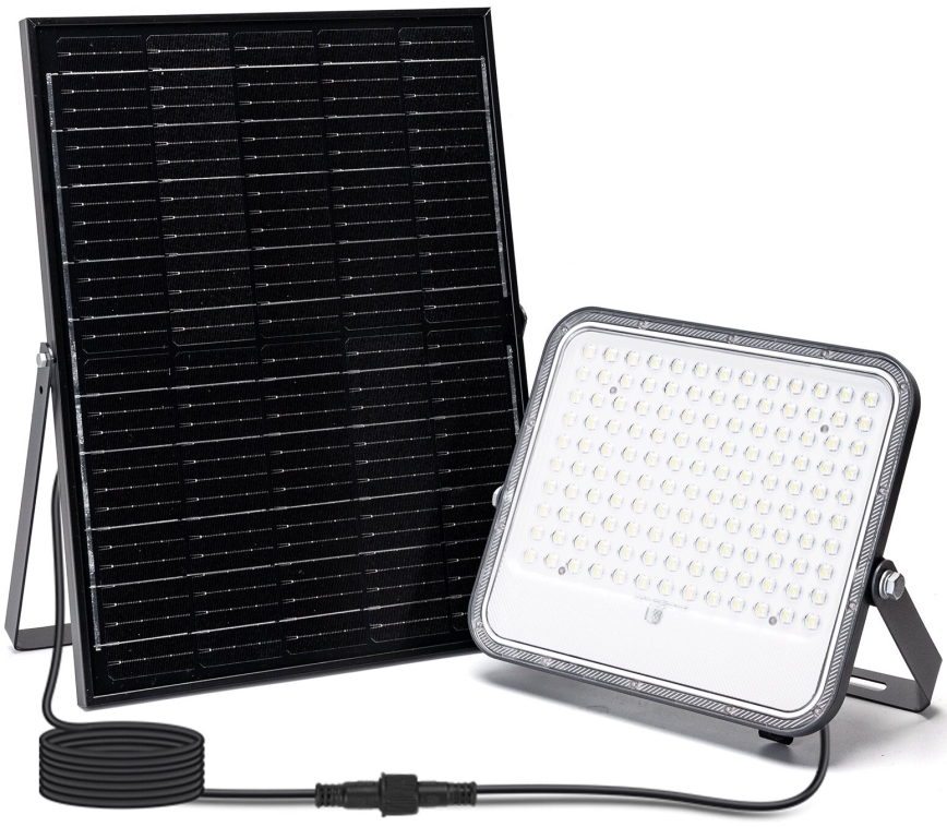 Aigostar - LED RGBW Димируем соларен прожектор LED/200W/3,4V IP66 + дистанционно управление