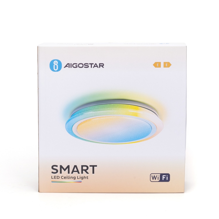 Aigostar - LED RGBW Димируема лампа за баня LED/27W/230V 40 см Wi-Fi IP44