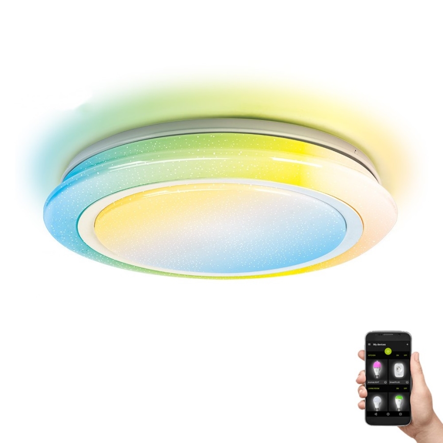 Aigostar - LED RGBW Димируема лампа за баня LED/27W/230V 40 см Wi-Fi IP44