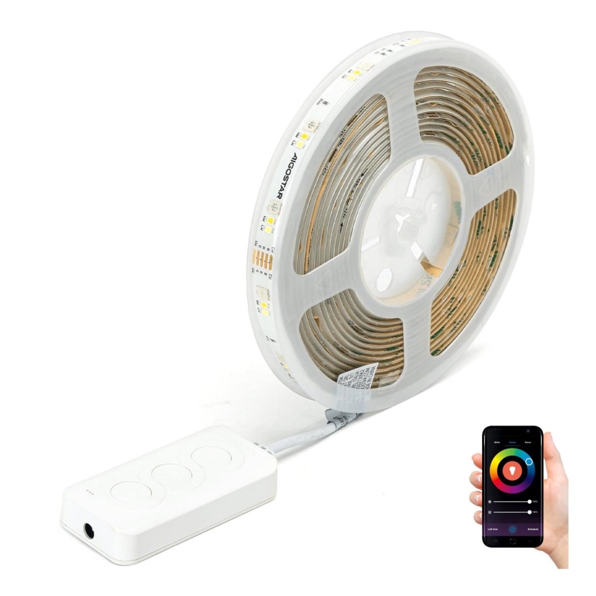 Aigostar - LED RGBW Димируема лента 5m MESH Интелигентен LED/24W/230V 2700-6500K + дистанционно управление
