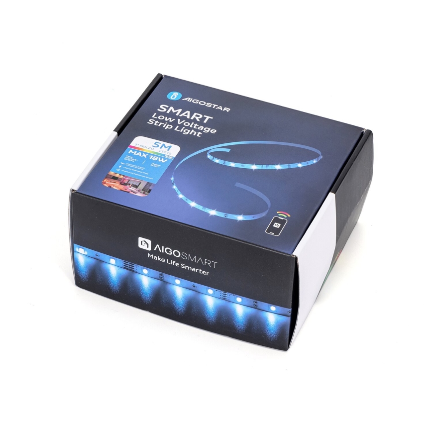 Aigostar - LED RGBW Димируема лента LED/18W/12V 2x5 m Wi-Fi
