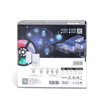Aigostar - LED RGBW Димируема лента LED/18W/12V 2x5 m Wi-Fi