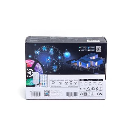 Aigostar - LED RGBW Димируема лента LED/48W/12V 2x7,5 m Wi-Fi