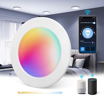 Aigostar - LED RGBW димируемо вградено таванно осветително тяло за баня MESH Smart LED/3W/230V 2700-6500K IP44