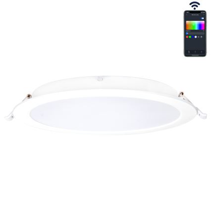 Aigostar - LED RGBW Димируема лампа за окачен таван на баня MESH Интелигентен LED/18W/230V 2700-6500K IP44