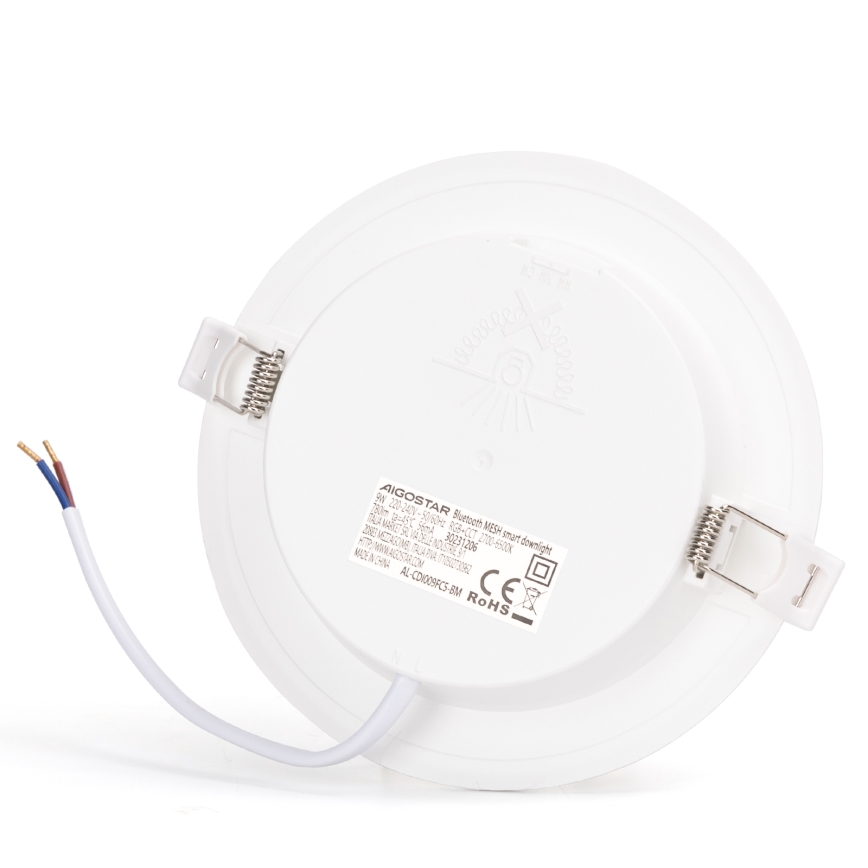 Aigostar - LED RGBW Димируема лампа за окачен таван на баня MESH Интелигентен LED/18W/230V 2700-6500K IP44