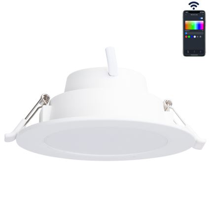 Aigostar - LED RGBW Димируема лампа за окачен таван на баня MESH Интелигентен LED/6W/230V 2700-6500K IP44