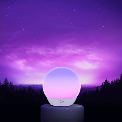 Aigostar - LED RGBW димируема настолна лампа LED/5,5W/5V Wi-Fi + дистанционно управление