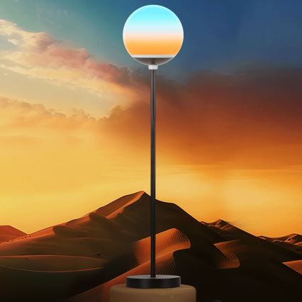 Aigostar - LED RGBW Димируема подова лампа MESH LED/8W/230V + дистанционно управление