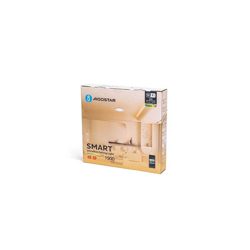 Aigostar - LED RGBW регулируемо таванно осветително тяло LED/22W/230V 2700-6500K Wi-Fi