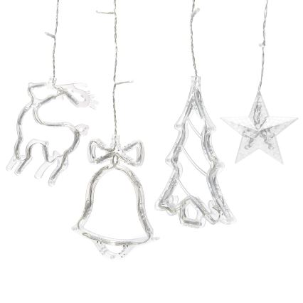 Aigostar - LED RGBY външна коледна гирлянда, 120 LED / 8 режима, 3x0,6 m, IP44, мултицветна + дистанционно управление