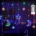 Aigostar - LED RGBY външна коледна гирлянда 120xLED/8 функции 3x0,6m IP44 многоцветна + дистанционно управление