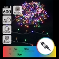 Aigostar - LED RGBY външна коледна гирлянда 600 LED/8 режима, 30 m, IP44