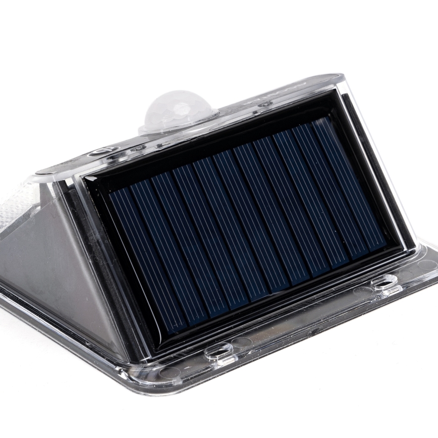 Aigostar - LED слънчево осветление със сензор LED/3,7V 6500K 1200 mAh IP65 черно