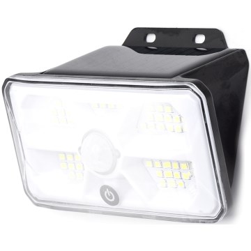 Aigostar - LED Слънчево осветление със сензор LED/3,7V 6500K 500 mAh IP65 черен