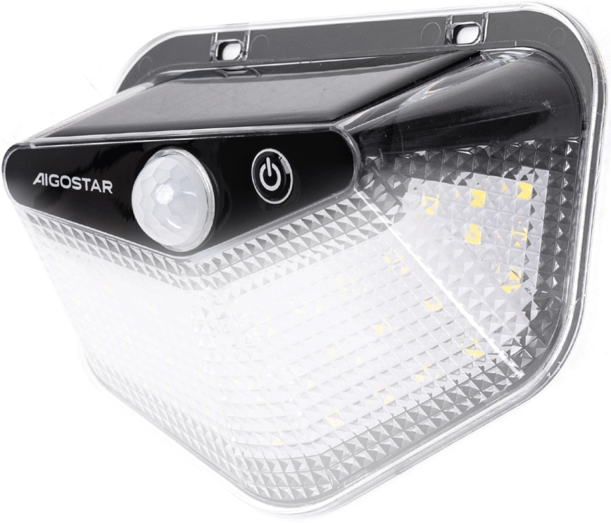 Aigostar - LED слънчево осветление със сензор LED/3,7V 6500K 500 mAh IP65 черно