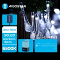 Aigostar - LED Solar декоративни лампички 50xLED/8 функции 12 м IP65 студено бял