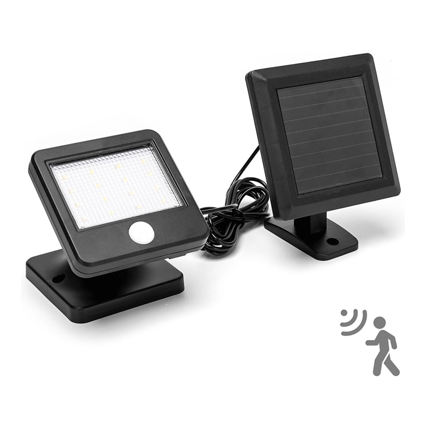 Aigostar - LED Соларен аплик със сензор LED/0,64W/3,7V 600 mAh 6500K IP44
