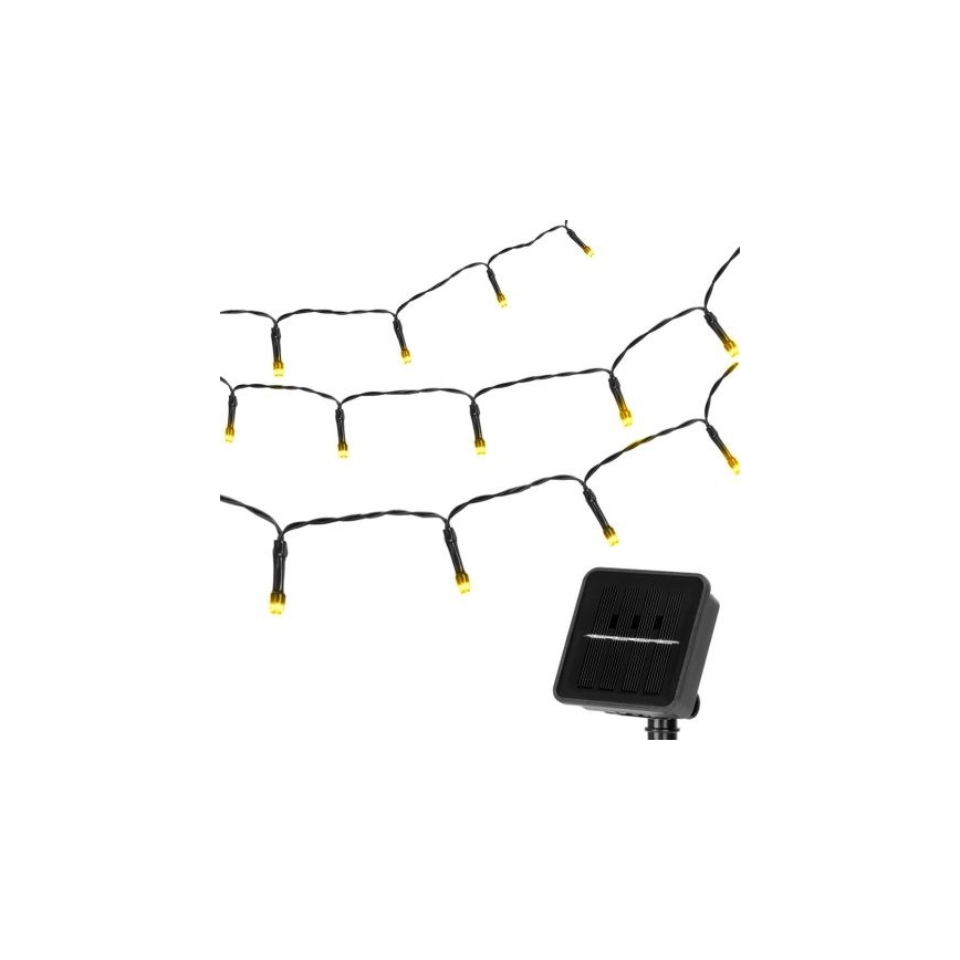 Aigostar - LED соларна верига 100xLED/12м 300 mAh IP65 топла бяла светлина