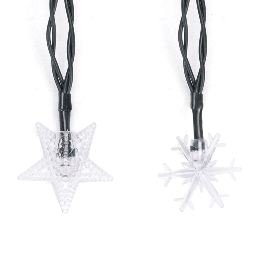 Aigostar - соларен LED гирлянд, 50 LED, 8 режима, 800 mAh, 12 m, IP65, многоцветен