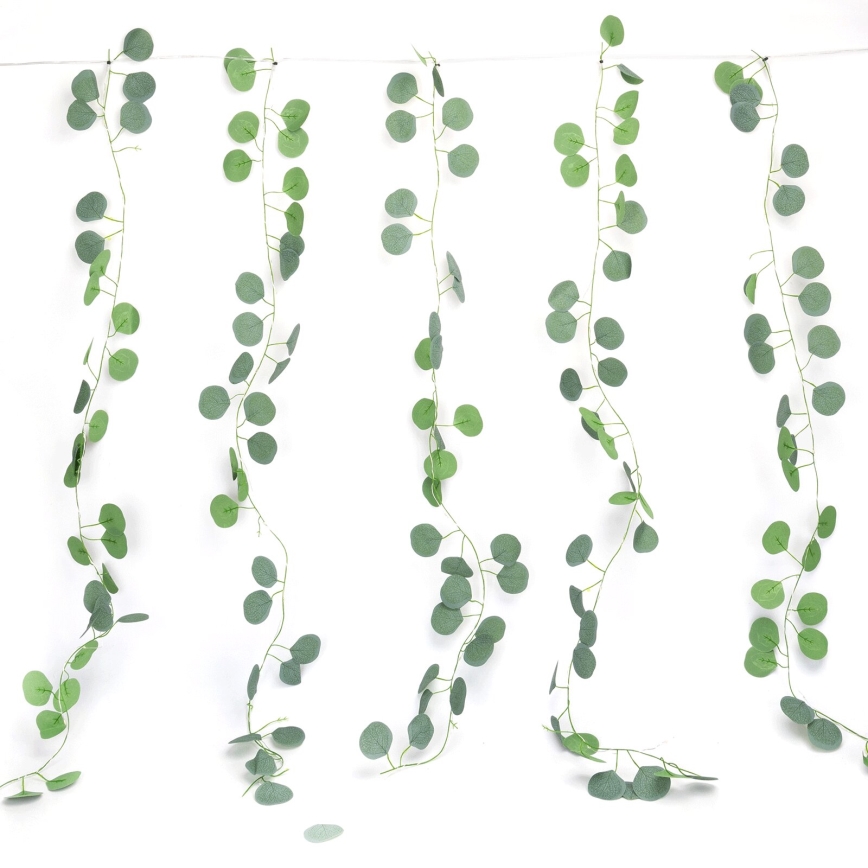 Aigostar - LED соларна верига 70xLED/4x1м IP65 300 mAh топла бяла евкалипт