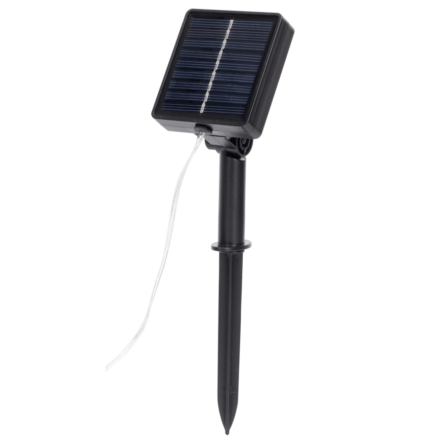 Aigostar - LED соларна верига 70xLED/4x1m IP65 300 mAh топла бяла бръшлян