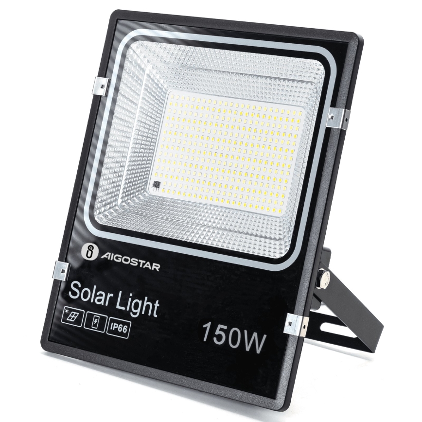 Aigostar - LED соларен прожектор LED/150W/3,2V 3000mAh 3000K/4000K/6500K IP66 + дистанционно управление