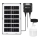 Aigostar - LED соларен полилей LED/35W/12V 3000 mAh 6500K IP65 диаметър 10 см + дистанционно управление