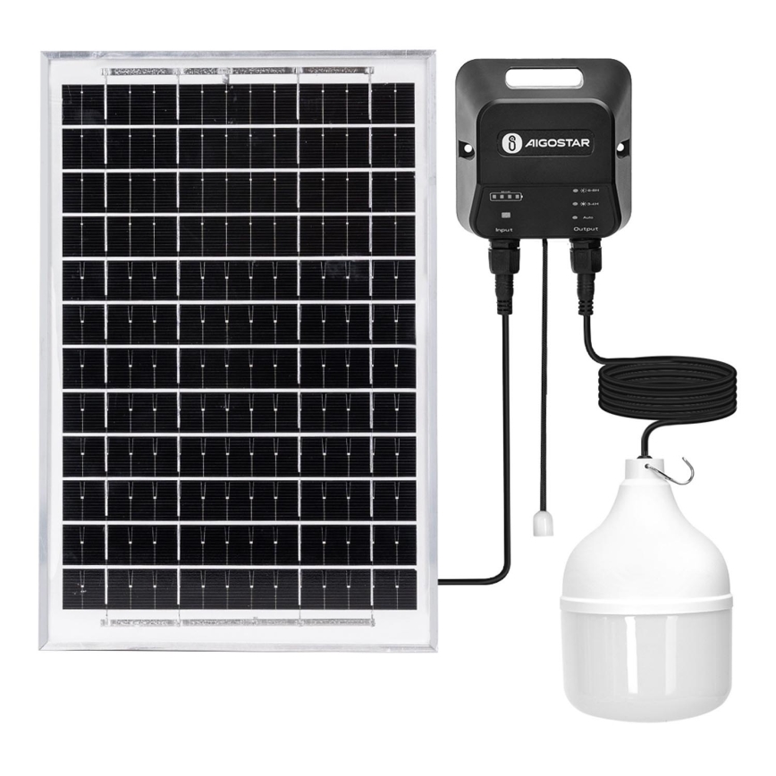 Aigostar - LED Соларен полилей LED/70W/12V 6000 mAh 6500K Ø 12 см + дистанционно управление