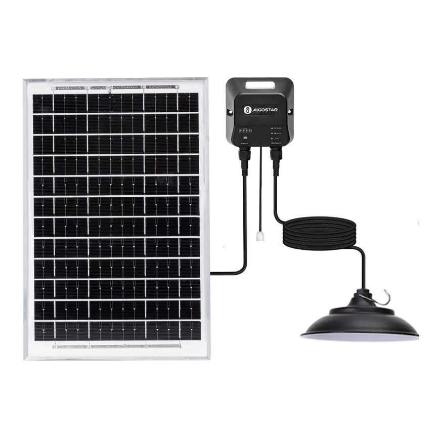 Aigostar - LED Соларен полилей LED/70W/12V 6000 mAh 6500K Ø 23,5 см + дистанционно управление