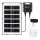 Aigostar - LED соларен полилей със сензор LED/35W/12V 3000 mAh 6500K IP65 Ø 10 см + дистанционно управление