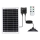 Aigostar - LED соларен полилей със сензор LED/70W/12V 6000 mAh 6500K IP65 диаметър 23,5 см + дистанционно управление