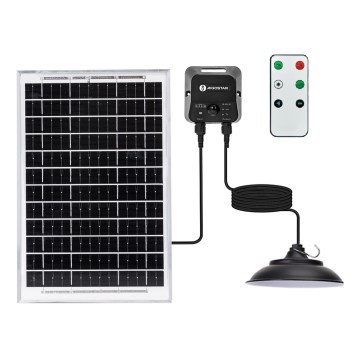 Aigostar - LED соларен полилей със сензор LED/70W/12V 6000 mAh 6500K pr. 23,5 cm + дистанционно управление