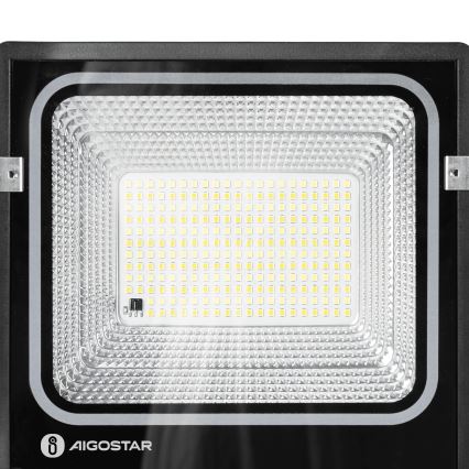 Aigostar - LED соларен прожектор LED/100W/3,2V 2000mAh 3000K/4000K/6500K IP66 + дистанционно управление