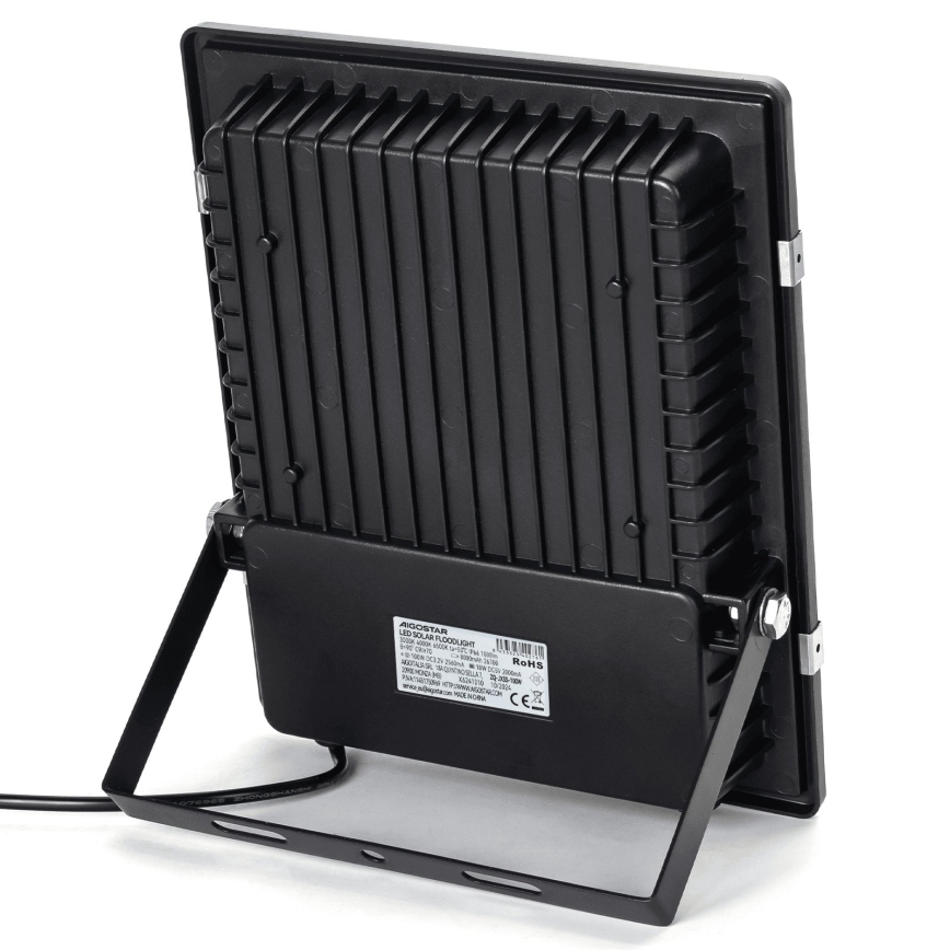 Aigostar - LED соларен прожектор LED/100W/3,2V 2000mAh 3000K/4000K/6500K IP66 + дистанционно управление