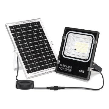 Aigostar - LED соларен прожектор LED/50W/3,2V 1200mAh 3000K/4000K/6500K IP66 + дистанционно управление