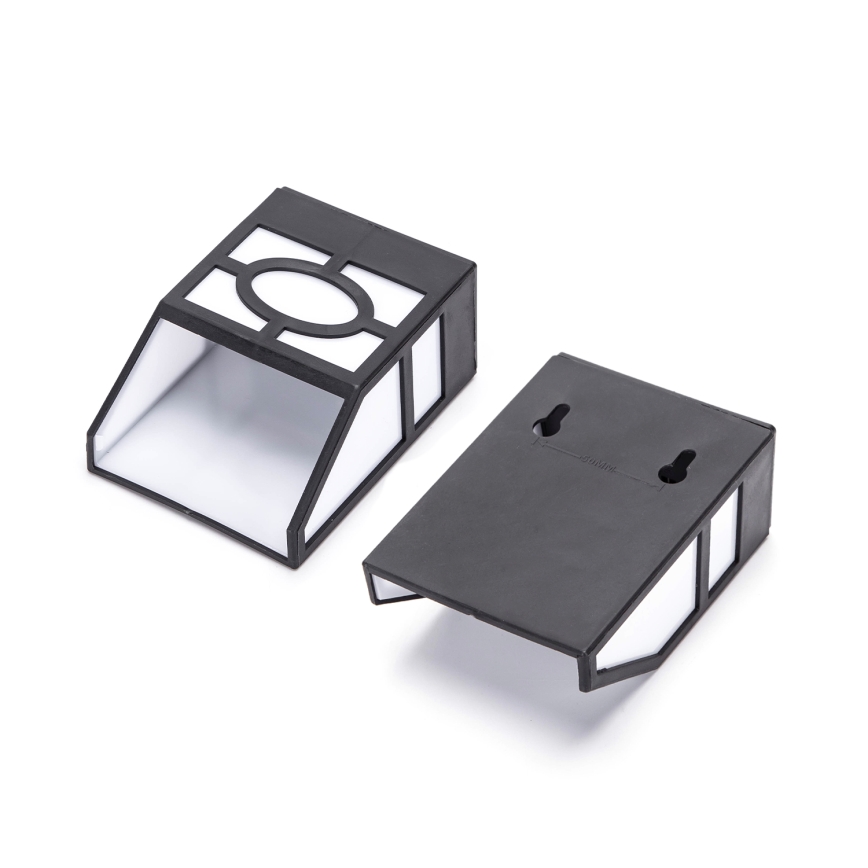 Aigostar - LED соларен стенен осветител LED/0,006W/1,2V 100 mAh 2700K IP44 черен