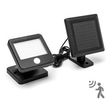 Aigostar - LED соларен стенен фенер с сензор LED/0,64W/3,7V 600 mAh 6500K IP44
