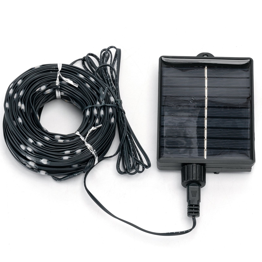 Aigostar - LED соларна коледна гирлянда 300xLED/8 функции 32m IP65 студено бяло 1200 mAh