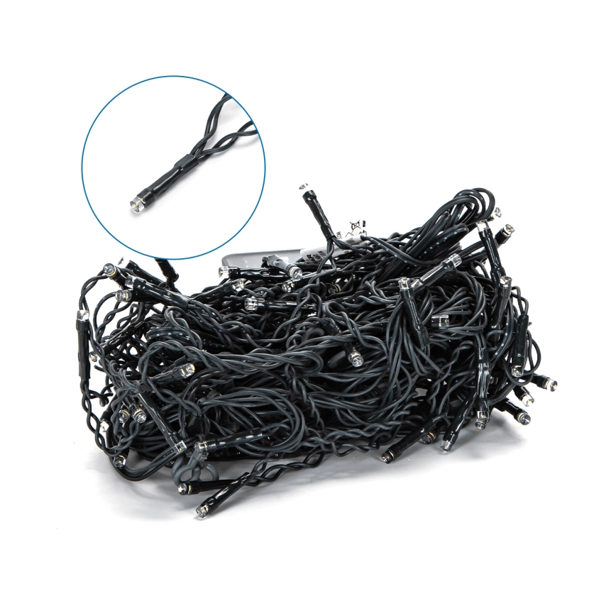 Aigostar - LED соларен гирлянд 100xLED/8 функции 8x0,6m 800 mAh IP65 топла бяла светлина