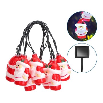 Aigostar - LED соларна гирлянда 10xLED/3,8 m IP44 студено бяло 400 mAh