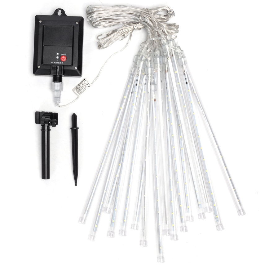 Aigostar - LED соларна  гирлянда 384xLED/13m IP65 1200 mAh студено бяло