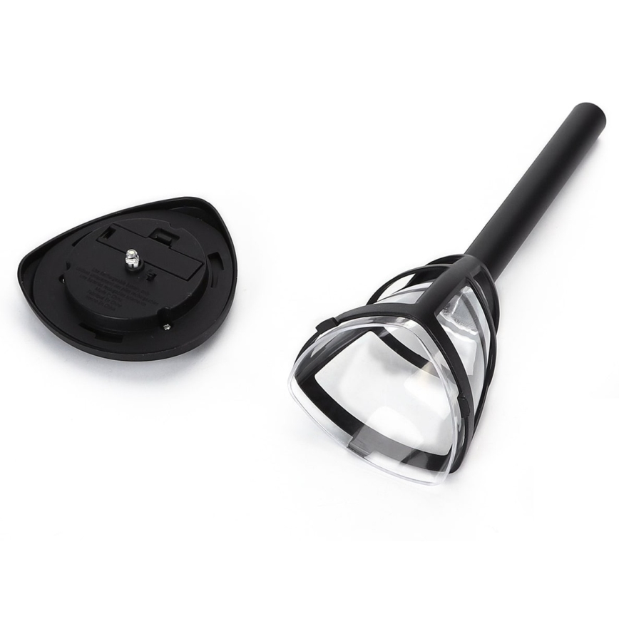 Aigostar - LED соларна лампа LED/0,06W/2V 100 mAh 33,8 см 6500K IP44 черна