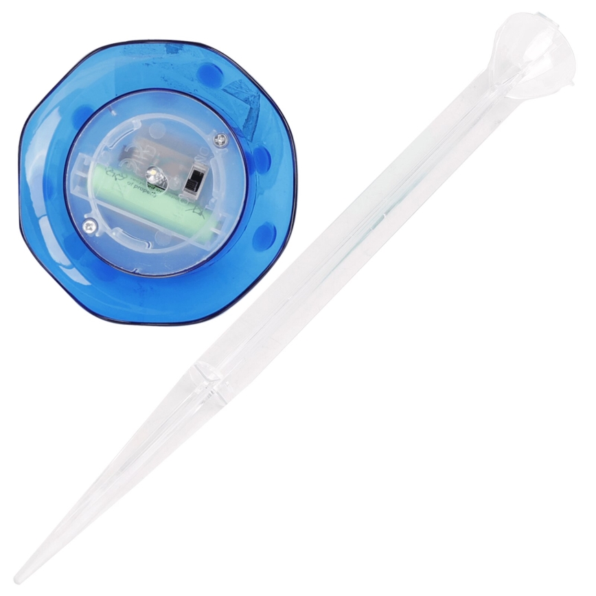 Aigostar - LED соларна лампа LED/0,006W/1,2V 100 mAh 2700K IP44 синя