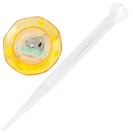 Aigostar - LED соларна лампа LED/0,006W/1,2V 100 mAh 2700K IP44 жълта