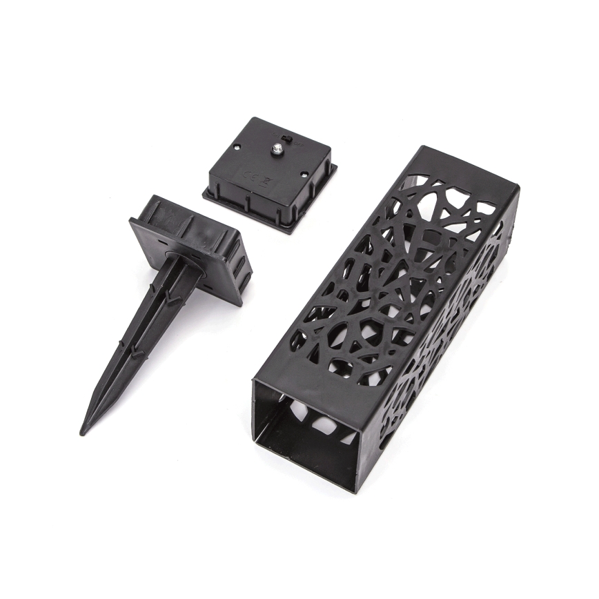 Aigostar - LED соларна лампа LED/0,006W/1,2V 28,5 см черна 2700K IP44 100 mAh