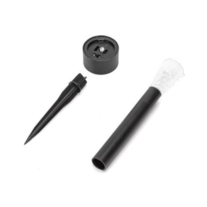 Aigostar - LED Соларна лампа LED/0,006W/1,2V 40 mAh 29,5 см черен 6500K IP44