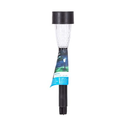 Aigostar - LED Соларна лампа LED/0,006W/1,2V 40 mAh 29,7 см черен 6500K IP44