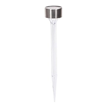 Aigostar - LED Соларна лампа LED/0,006W/1,2V 32 см матов хром 2700K IP44