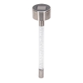 Aigostar - LED Соларна лампа LED/0,006W/1,2V 36,7 см матов хром 6500K IP44